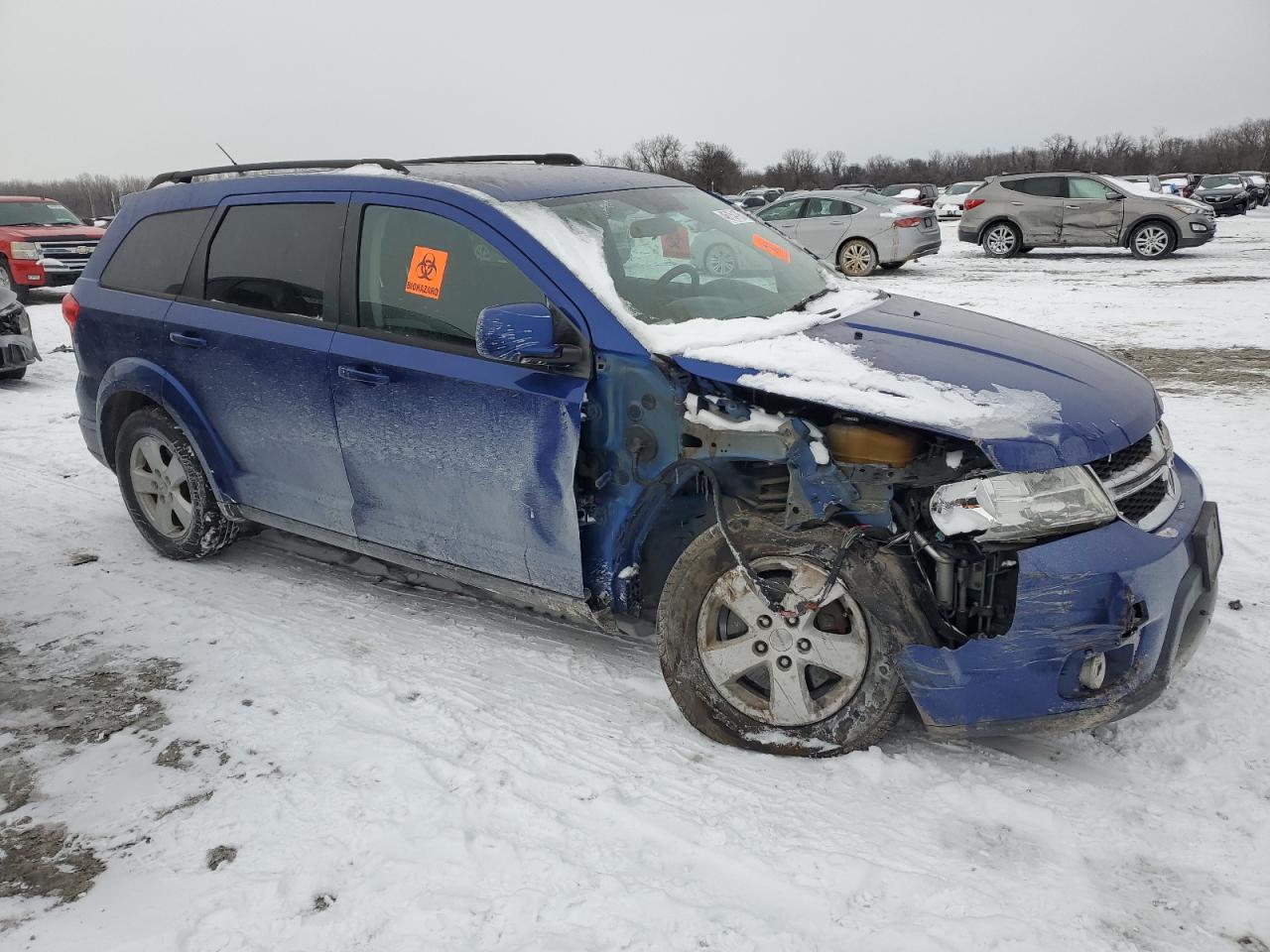 2012 Dodge Journey VIN 3C4PDCBG3CT368002 Copart auction photo, mechanical / front end damage thumbnail 4