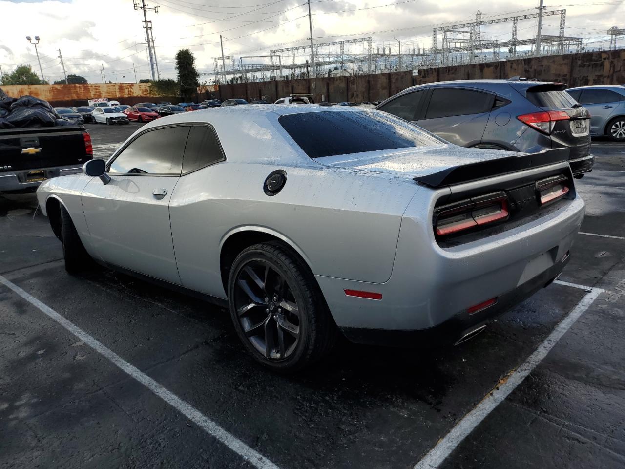 2021 Dodge Challenger VIN 2C3CDZJG7MH510238 Copart auction photo, front end / undercarriage damage thumbnail 2