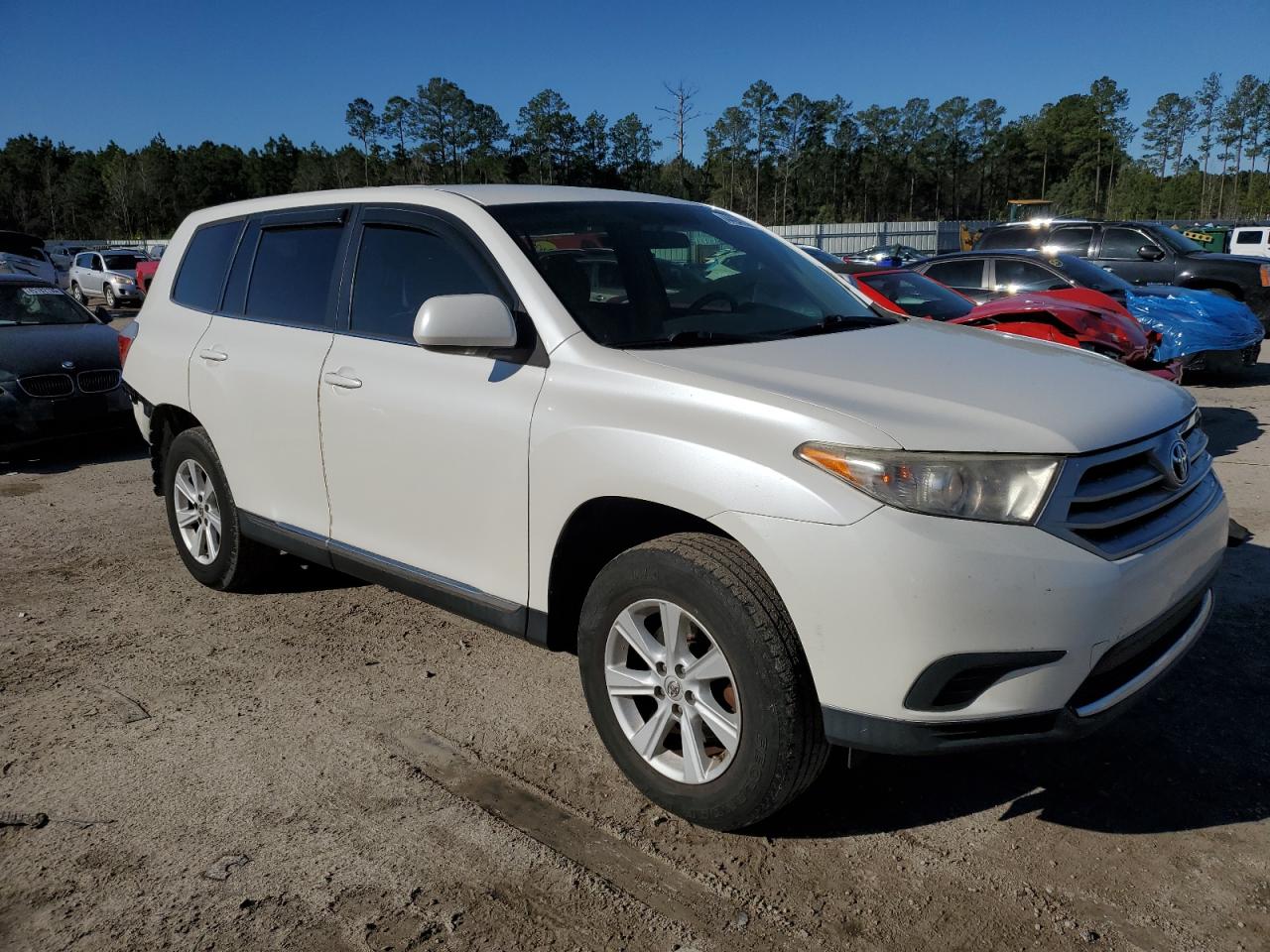 2013 Toyota Highlander VIN 5TDZA3EH2DS046517 Copart auction photo, rear end damage thumbnail 4