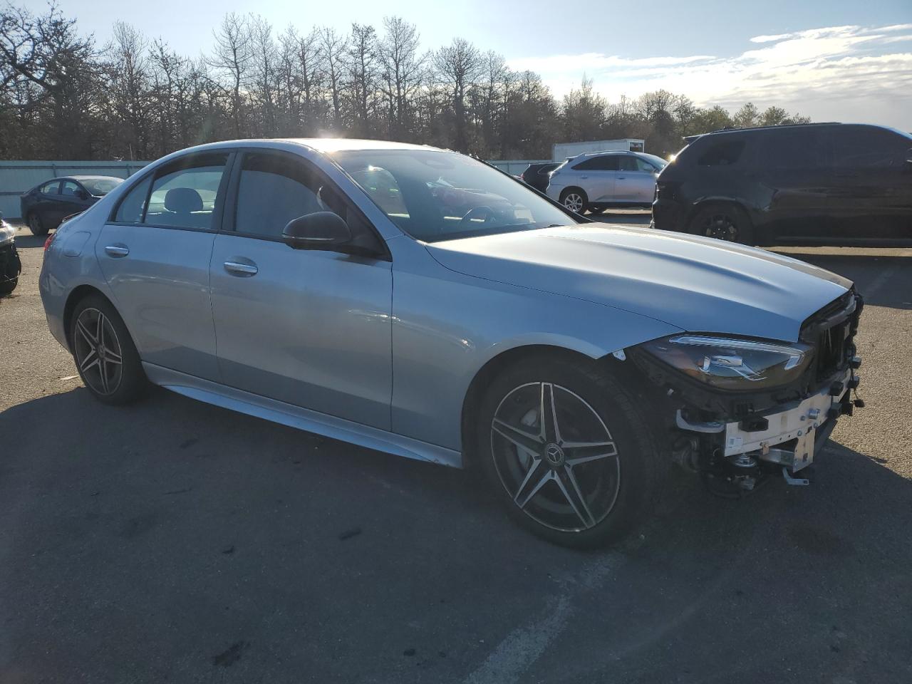 2024 Mercedes-Benz C-klasse VIN W1KAF4HB0RR212864 Copart auction photo, front end / minor dent/scratches damage thumbnail 4