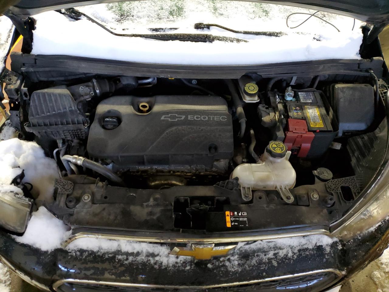 2016 Chevrolet Spark VIN KL8CD6SA2GC629884 Copart auction photo, front end / side damage thumbnail 11