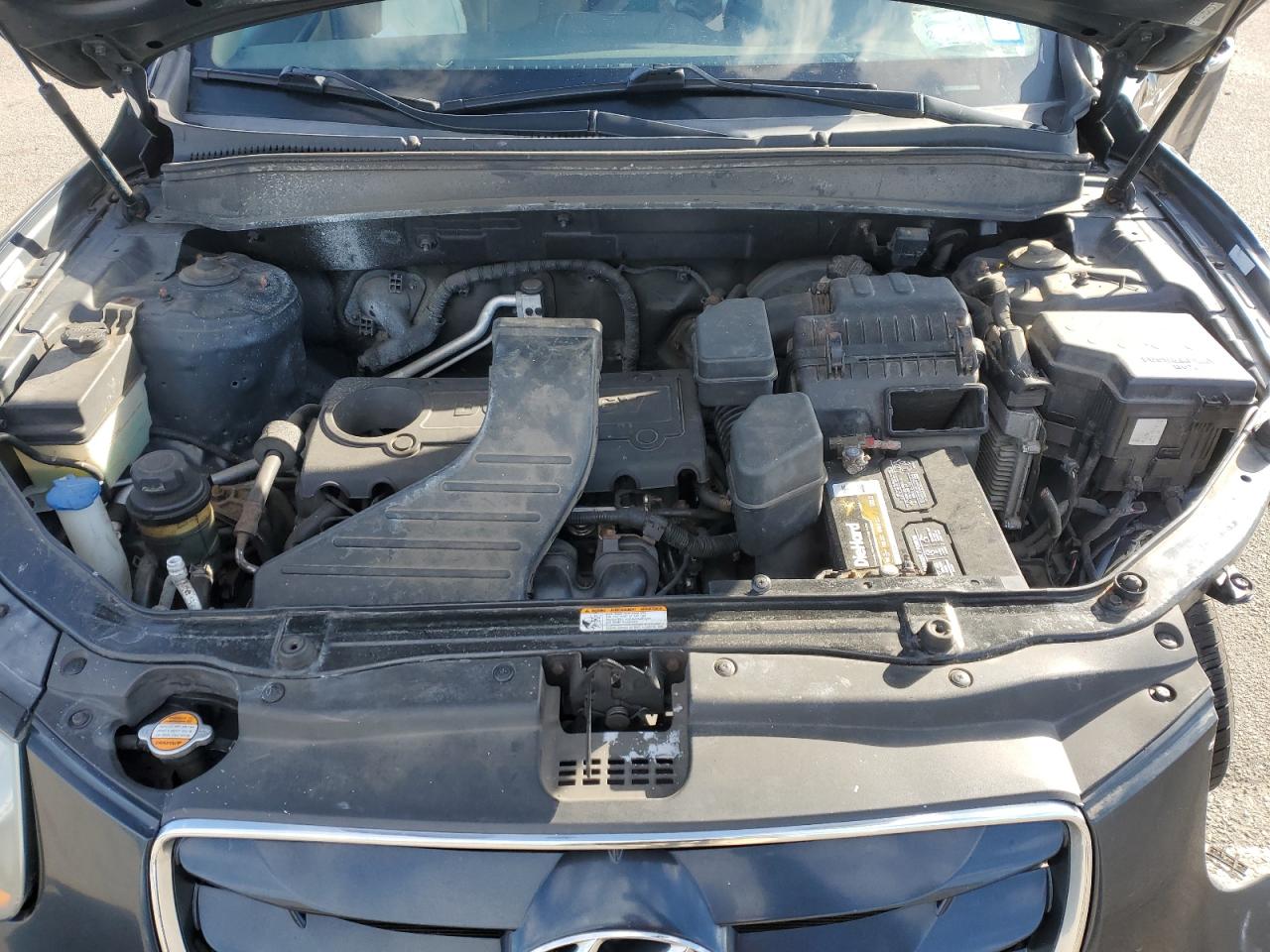 2011 Hyundai Santa Fe VIN 5XYZK3AB6BG047131 Copart auction photo, front end / side damage thumbnail 13