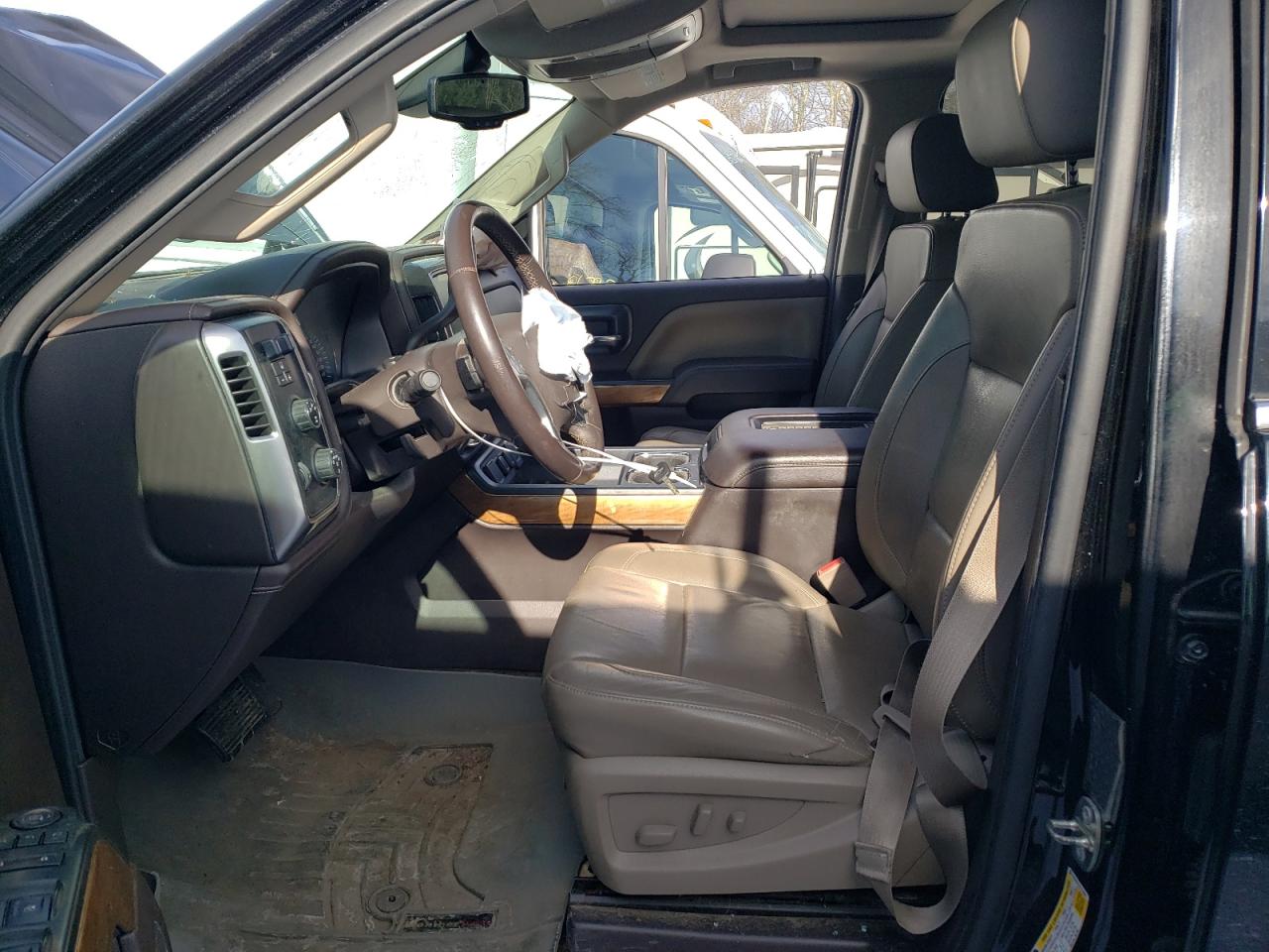 2016 Chevrolet Silverado VIN 1GC4K0E81GF118298 Copart auction photo, front end / side damage thumbnail 7