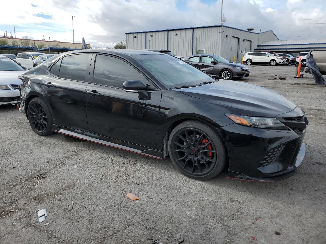 2022 Toyota Camry VIN 4T1KZ1AK9NU070659 Copart auction photo, all over damage thumbnail 4