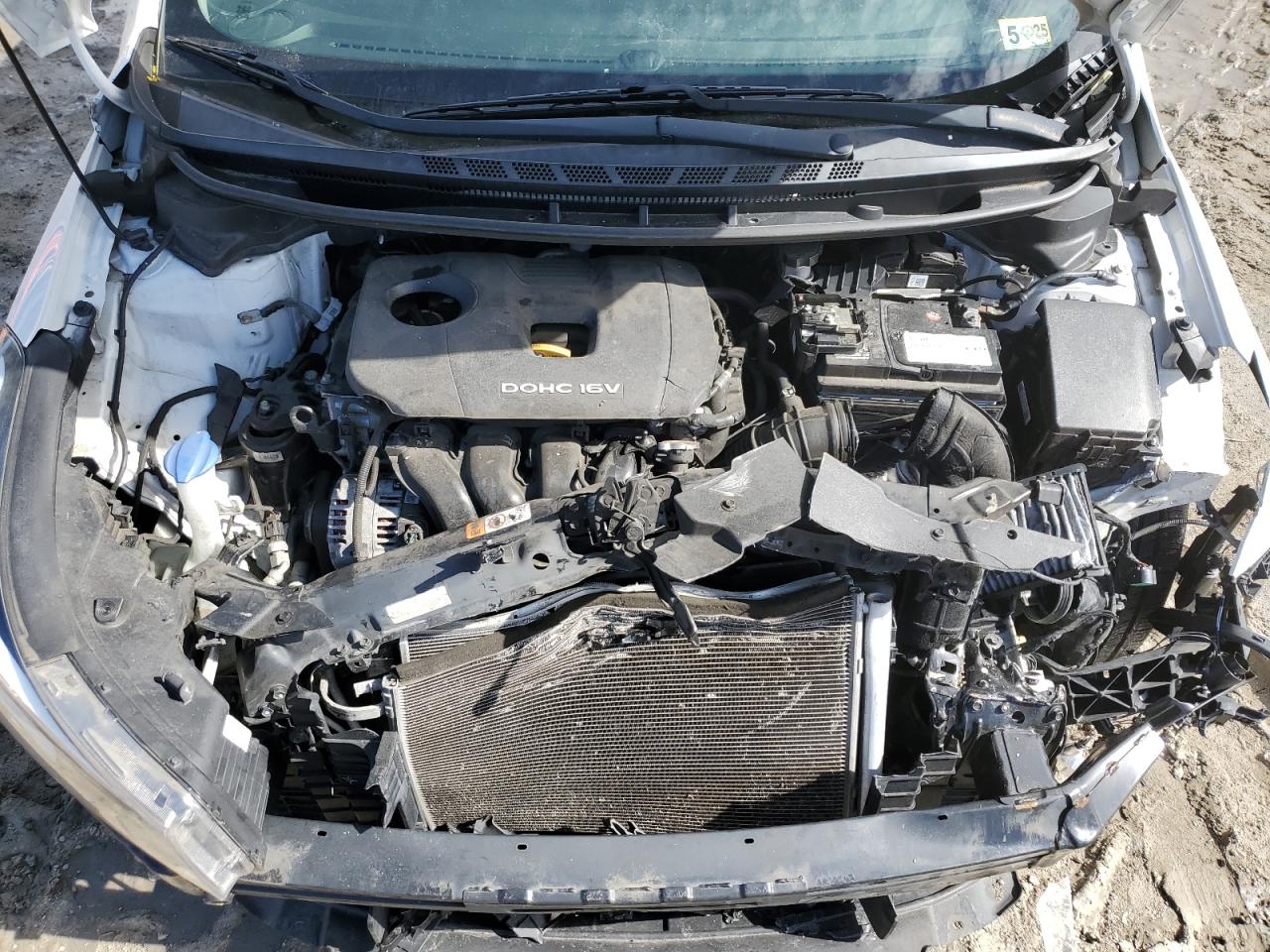 2017 KIA Forte VIN 3KPFK4A71HE087904 Copart auction photo, front end / rear end damage thumbnail 12