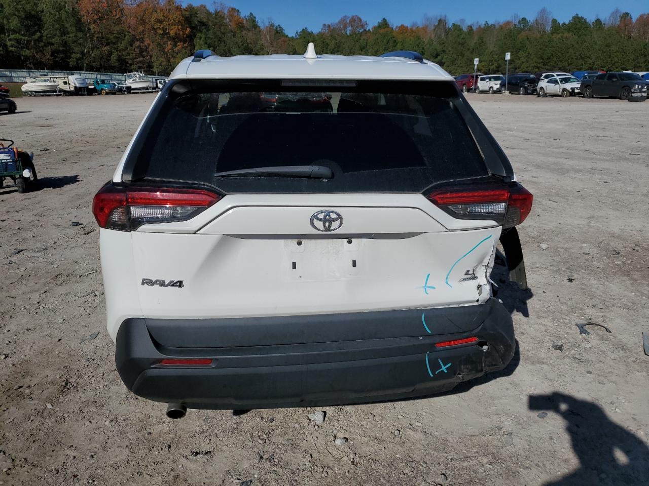 2021 Toyota RAV 4 VIN 2T3F1RFV9MW157719 Copart auction photo, rear end damage thumbnail 6