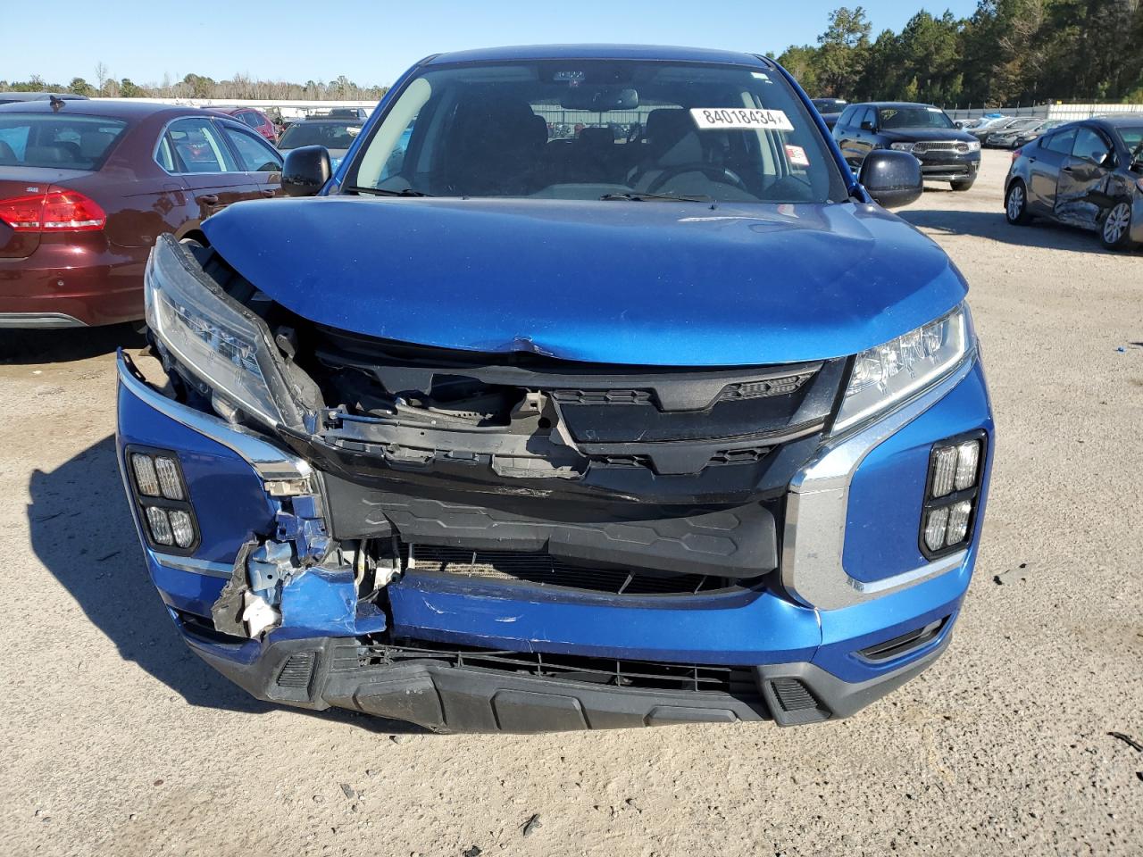 2021 Mitsubishi Outlander VIN JA4APUAU7MU005407 Copart auction photo, front end damage thumbnail 5