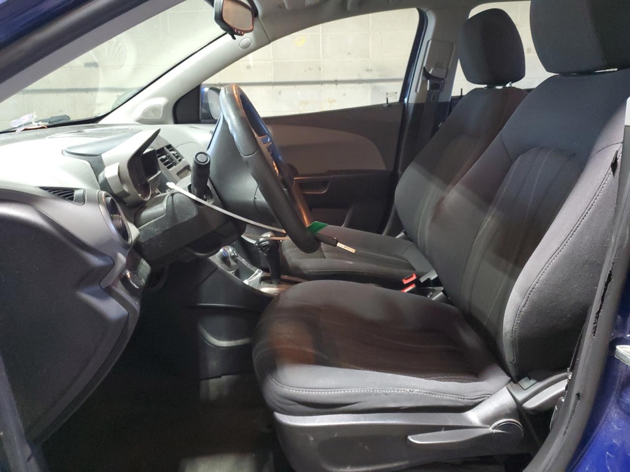 2014 Chevrolet Sonic VIN 1G1JC6SH5E4228778 Copart auction photo, front end / side damage thumbnail 7
