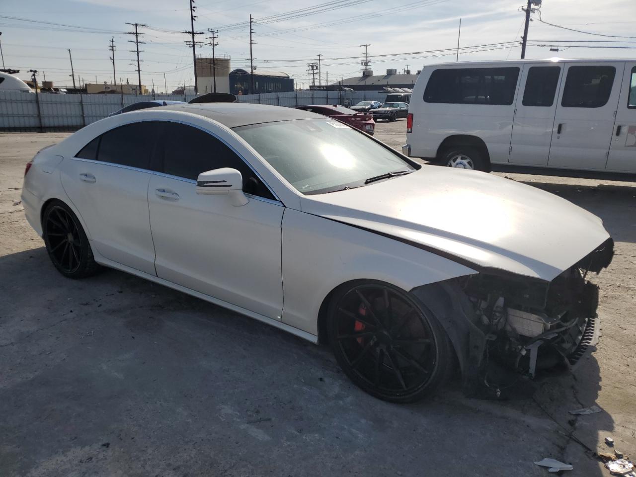 2014 Mercedes-Benz Cls-klasse VIN WDDLJ7DB1EA119522 Copart auction photo, front end damage thumbnail 4