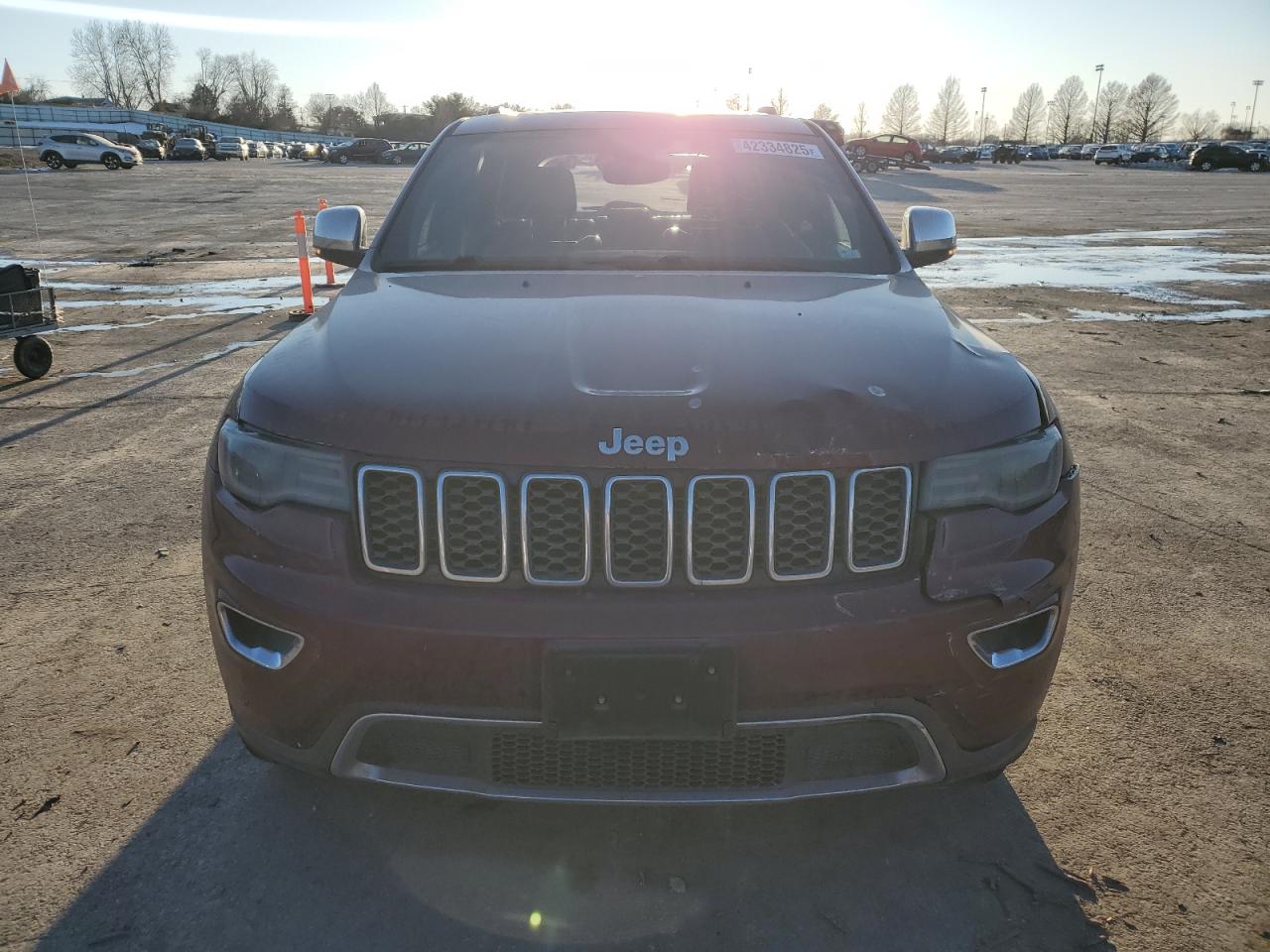 2018 Jeep Grand Cherokee VIN 1C4RJFBGXJC128893 Copart auction photo, front end / rear end damage thumbnail 5