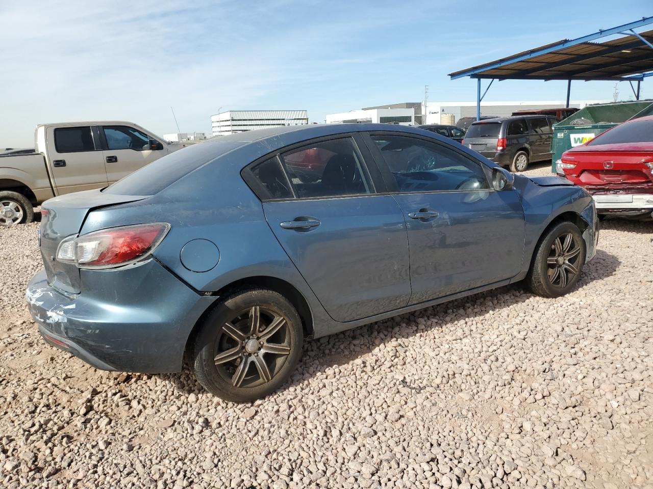 2010 Mazda 3 VIN JM1BL1SF6A1294796 Copart auction photo, front end damage thumbnail 3
