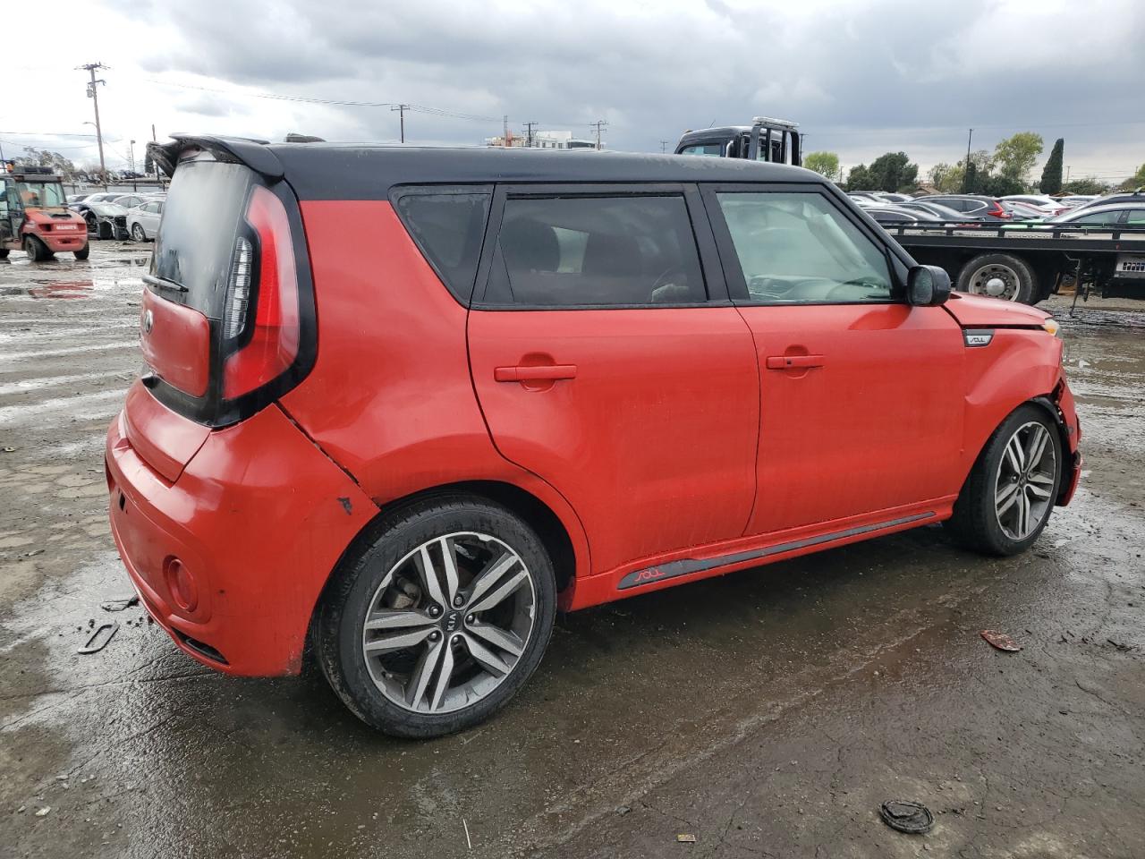 2019 KIA Soul VIN KNDJP3A54K7683813 Copart auction photo, front end / rear end damage thumbnail 3