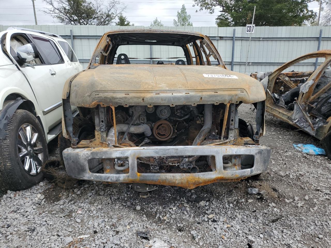 2008 Ford F450 VIN 1FTXW43R88ED62820 Copart auction photo, burn damage thumbnail 5