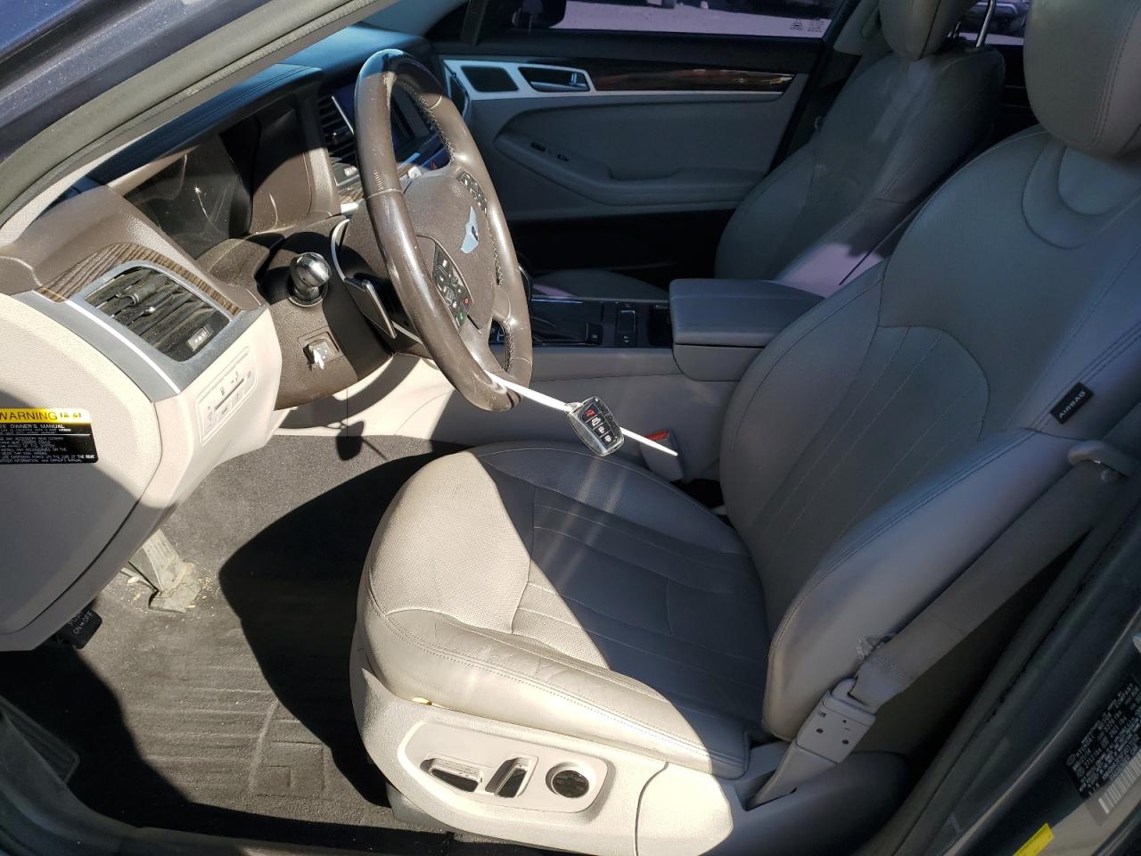 2015 Hyundai Genesis VIN KMHGN4JE5FU017262 Copart auction photo, front end damage thumbnail 7