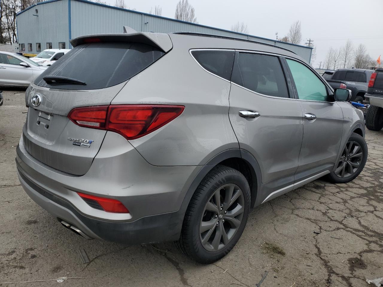 2018 Hyundai Santa Fe VIN 5NMZWDLA3JH100497 Copart auction photo, undercarriage damage thumbnail 3