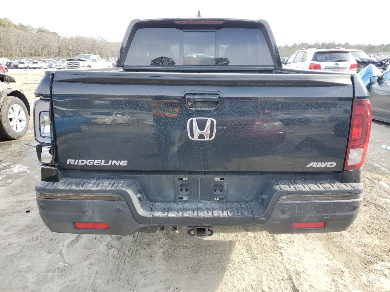 2018 Honda Ridgeline VIN 5FPYK3F86JB009968 Copart auction photo, rear end / minor dent/scratches damage thumbnail 6
