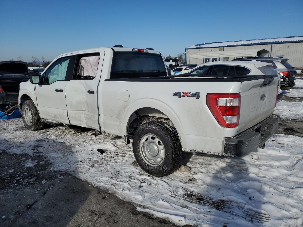 2023 Ford F-150 VIN 1FTFW1E50PKF71635 Copart auction photo, side / rear end damage thumbnail 2