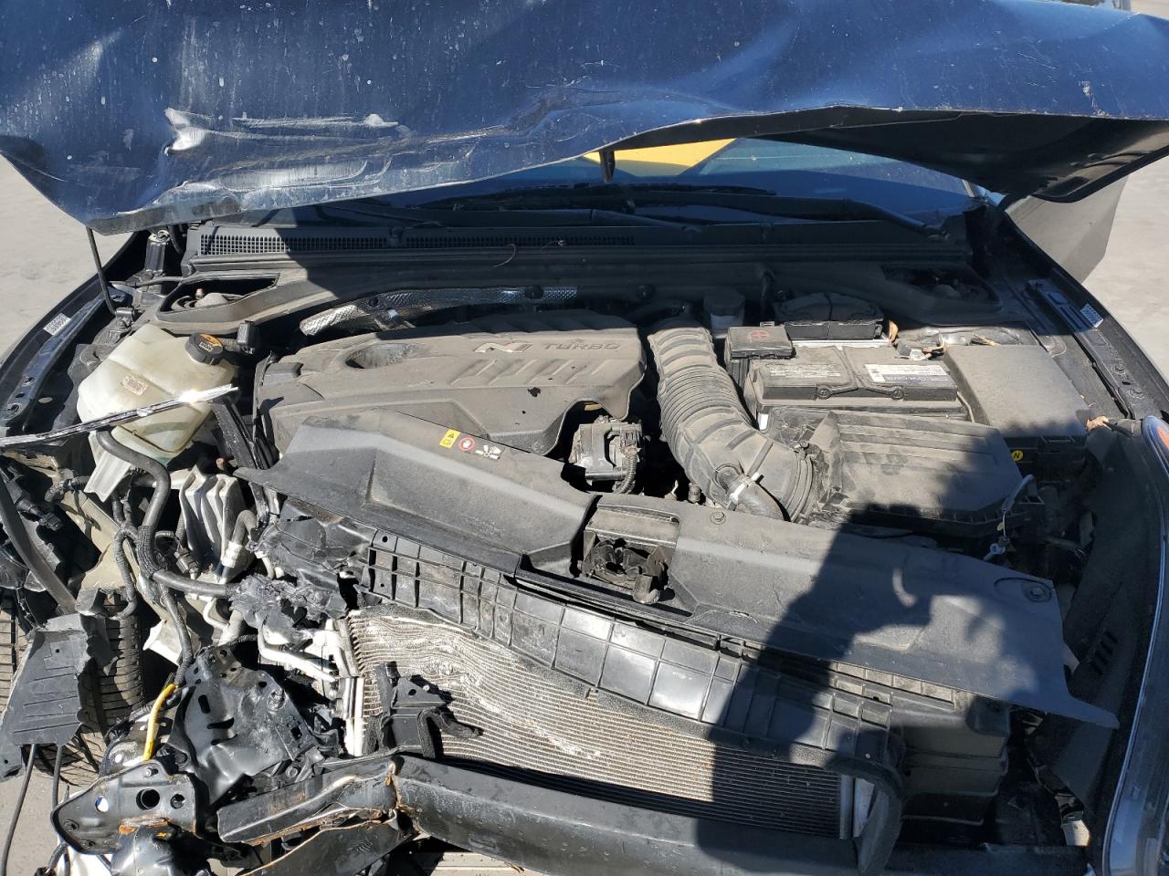 2020 Hyundai Veloster VIN KMHT36AH8LU007802 Copart auction photo, front end / rear end damage thumbnail 13