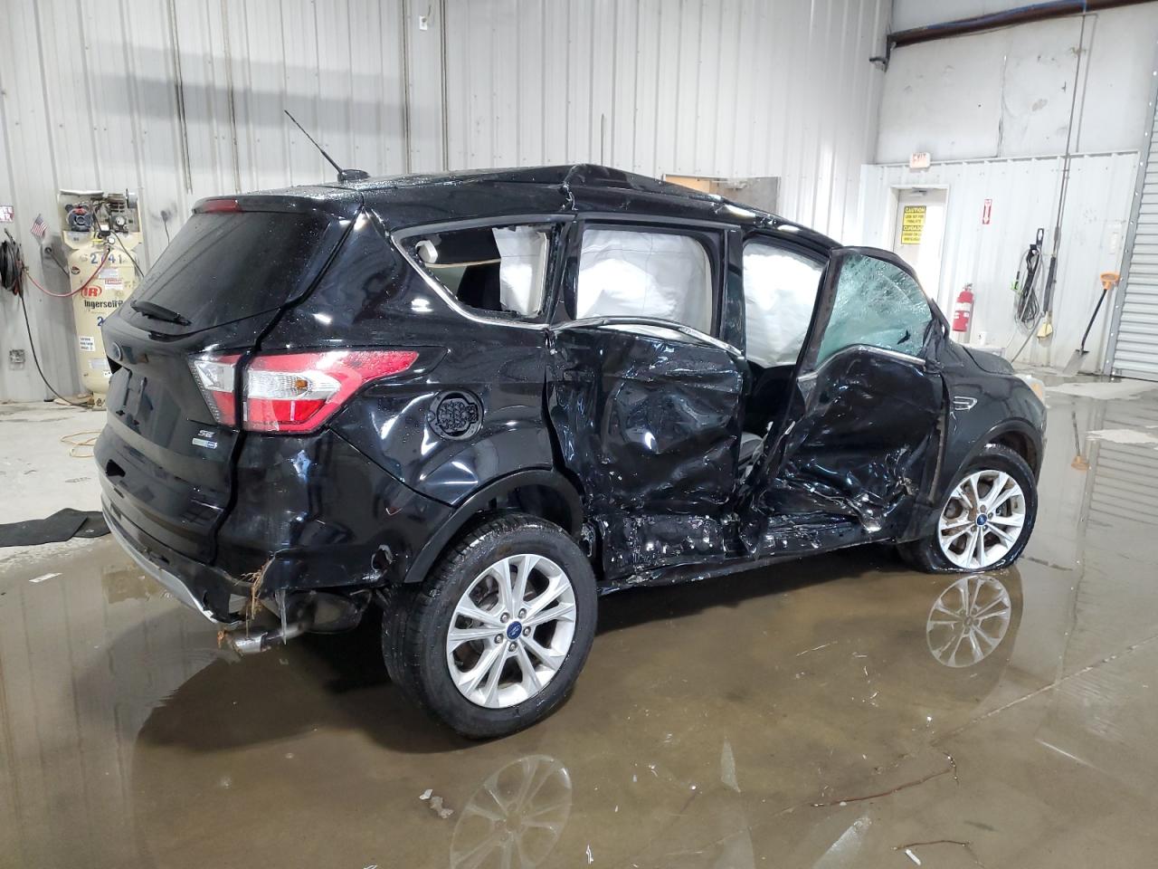 2017 Ford Escape VIN 1FMCU9GD6HUD99477 Copart auction photo, side damage thumbnail 3