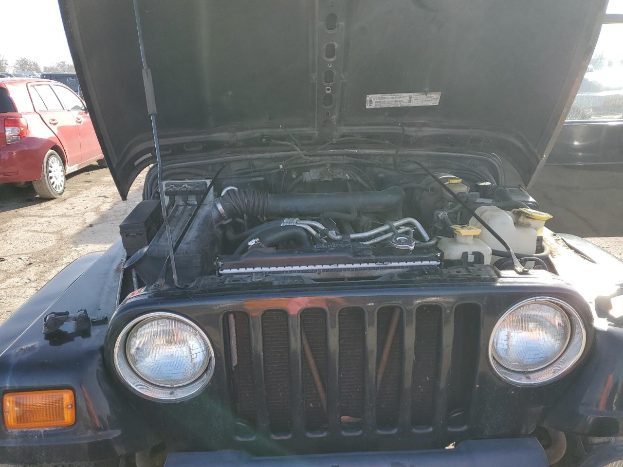 2001 Jeep Wrangler VIN 1J4FA49S21P355810 Copart auction photo, normal wear damage thumbnail 11