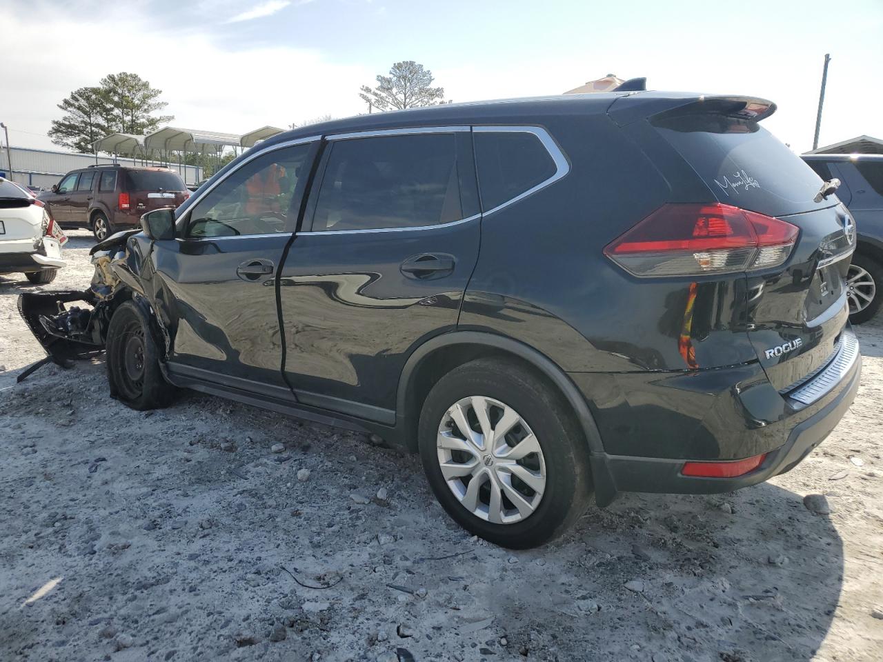 2018 Nissan Rogue VIN KNMAT2MT1JP578726 Copart auction photo, front end / side damage thumbnail 2