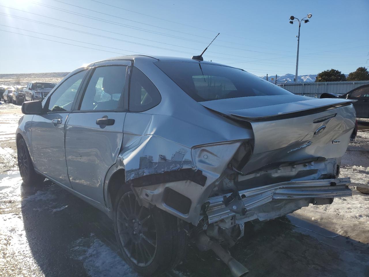 2009 Ford Focus VIN 1FAHP36N29W103973 Copart auction photo, rear end / hail damage thumbnail 2