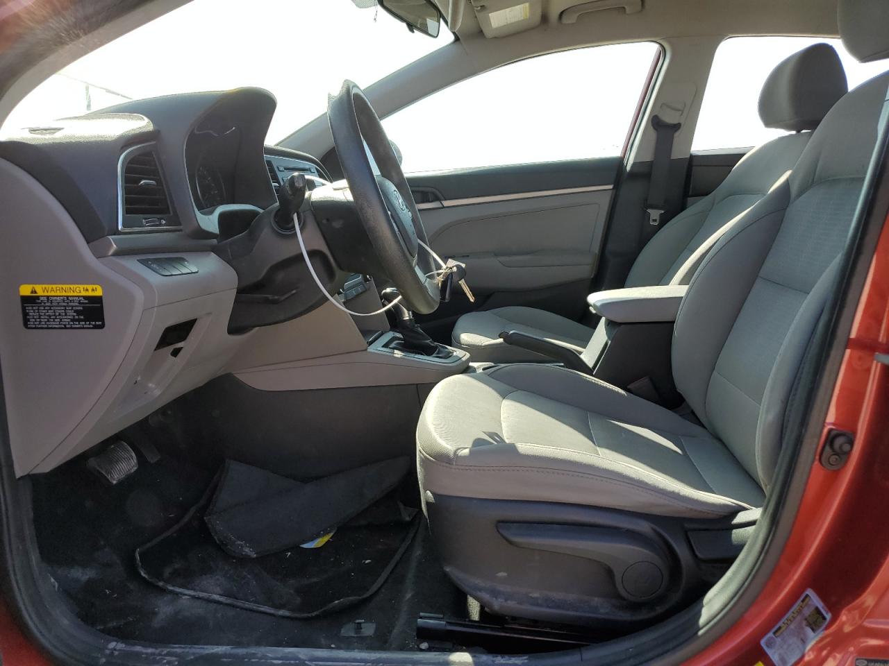2017 Hyundai Elantra VIN 5NPD74LF5HH164458 Copart auction photo, side damage thumbnail 7
