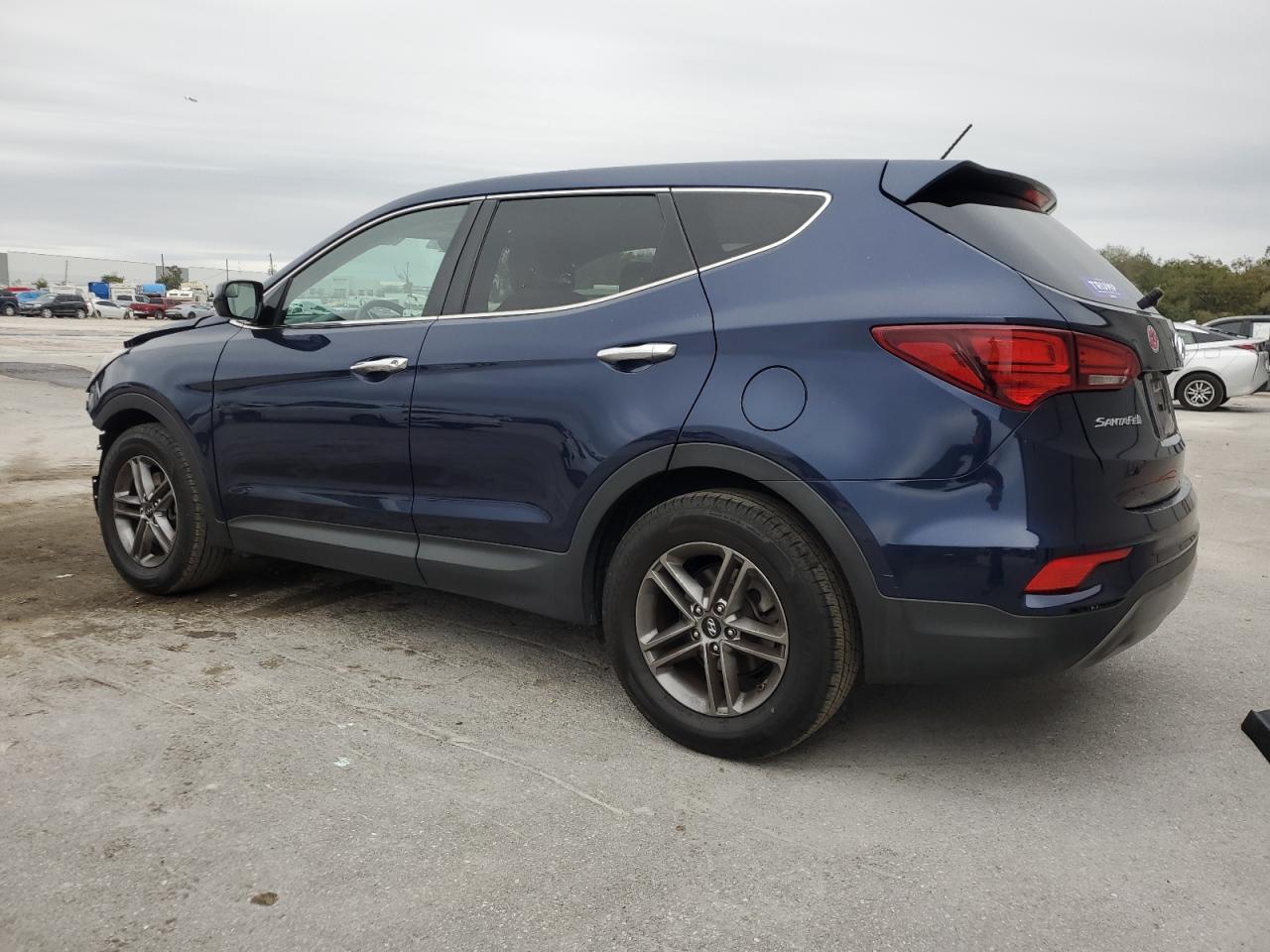 2018 Hyundai Santa Fe VIN 5XYZT3LB7JG513464 Copart auction photo, front end damage thumbnail 2