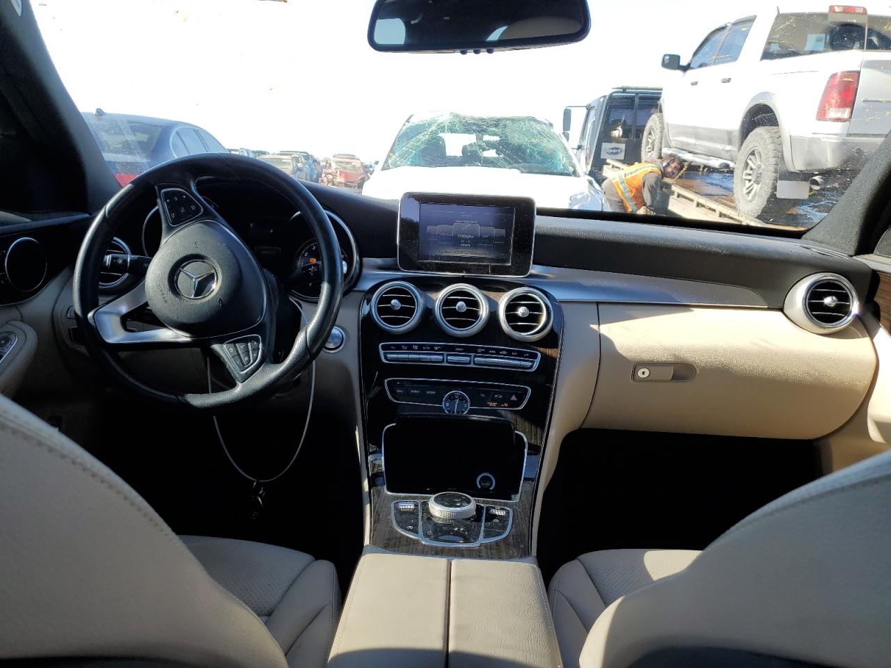 2018 Mercedes-Benz C-klasse VIN 55SWF4KB1JU271715 Copart auction photo, rear end / side damage thumbnail 8