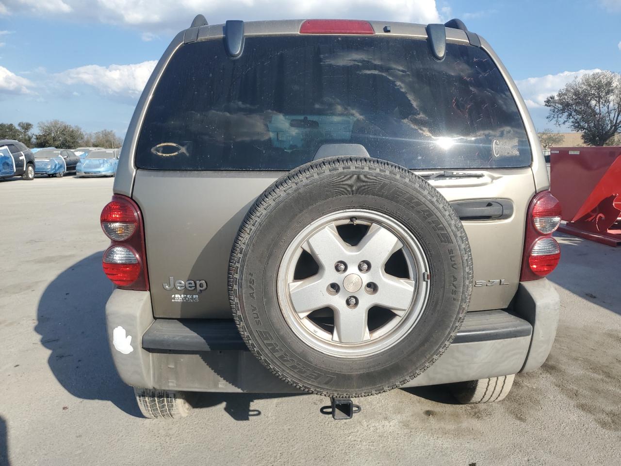 2007 Jeep Liberty (North America) VIN 1J4GK48K87W541353 Copart auction photo, front end / side damage thumbnail 6