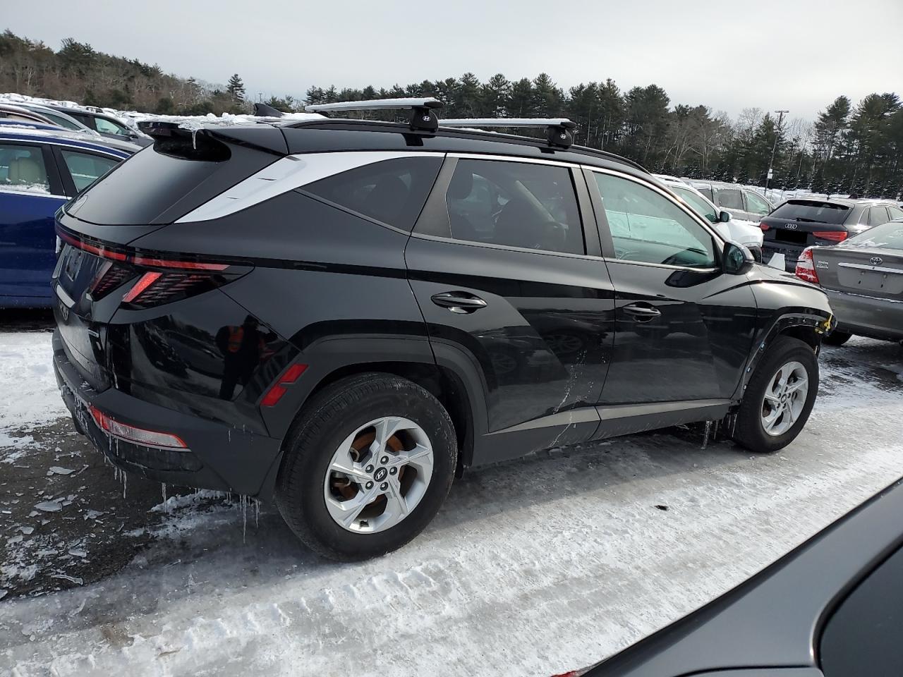 2022 Hyundai Tucson VIN 5NMJBCAE4NH090836 Copart auction photo, front end / minor dent/scratches damage thumbnail 3