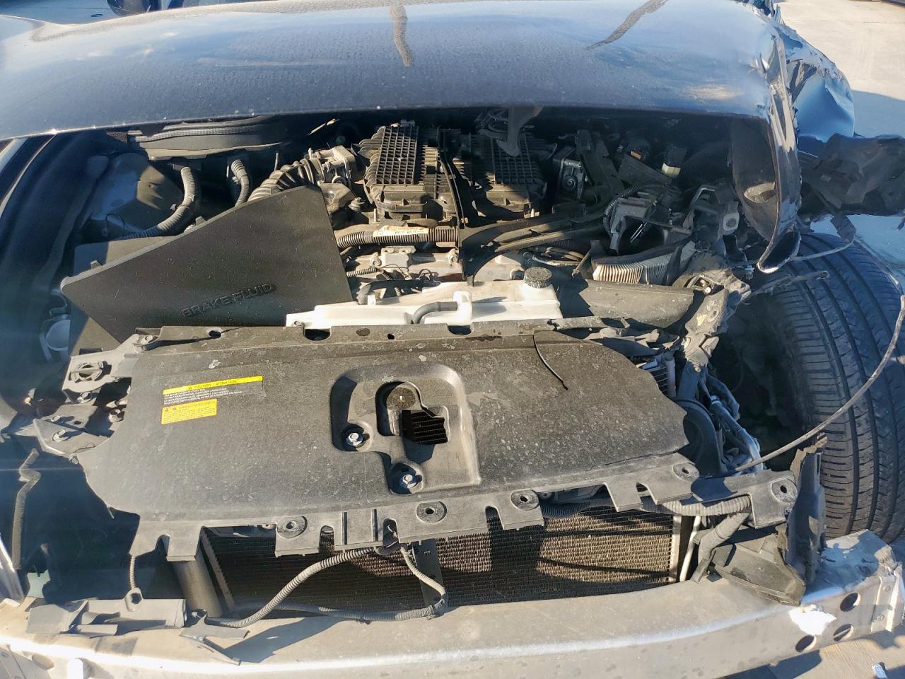 2015 Infiniti Q60 VIN JN1CV6EK7FM870733 Copart auction photo, front end / side damage thumbnail 11