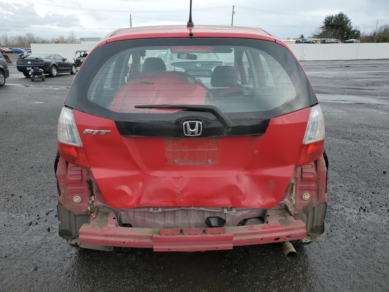 2013 Honda Fit VIN JHMGE8H32DC076982 Copart auction photo, rear end damage thumbnail 6