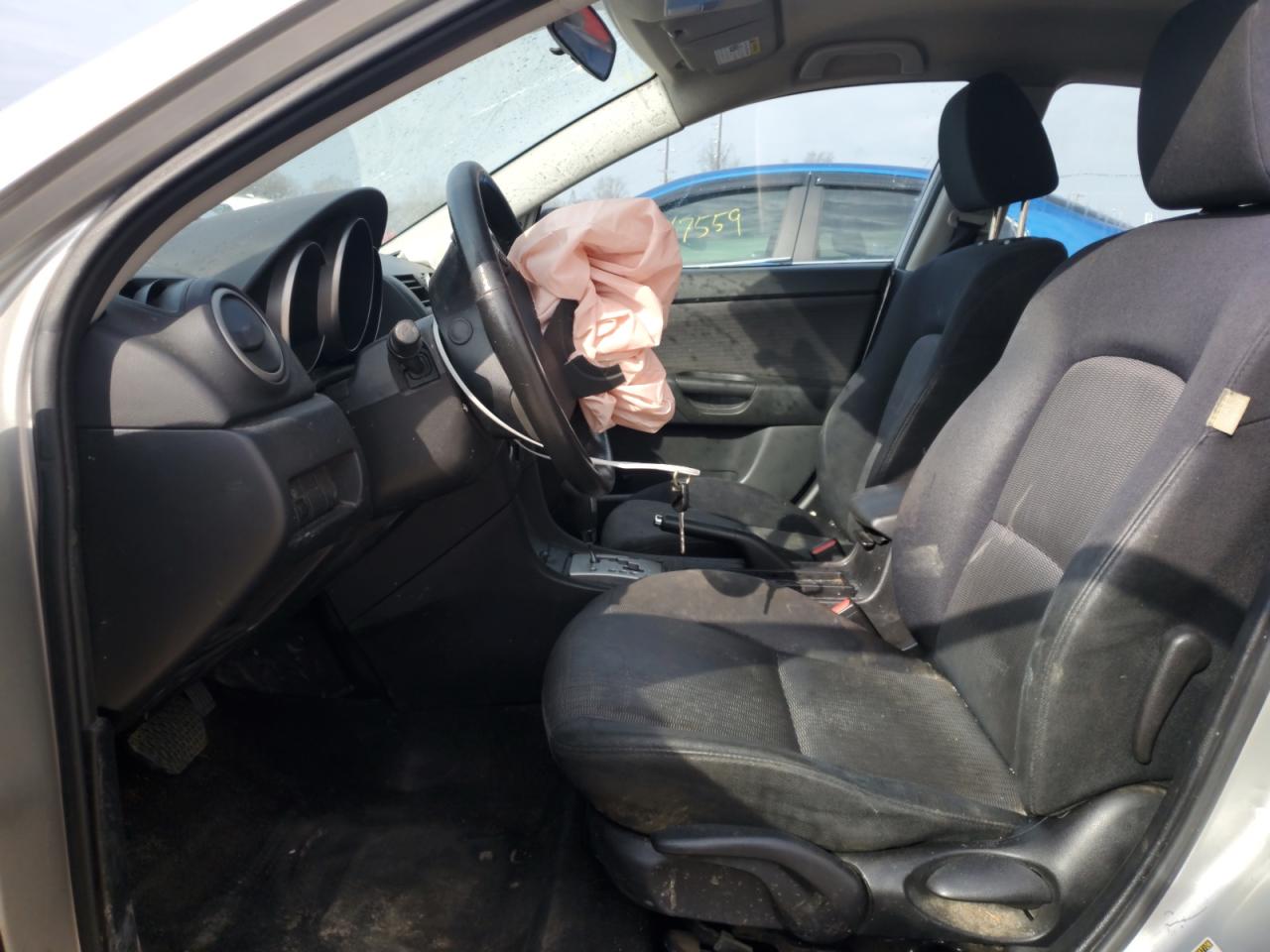 2008 Mazda 3 VIN JM1BK32F581155946 Copart auction photo, front end / side damage thumbnail 7