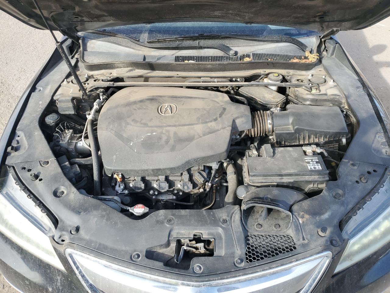 2017 Acura TLX VIN 19UUB3F5XHA000384 Copart auction photo, rear end damage thumbnail 12