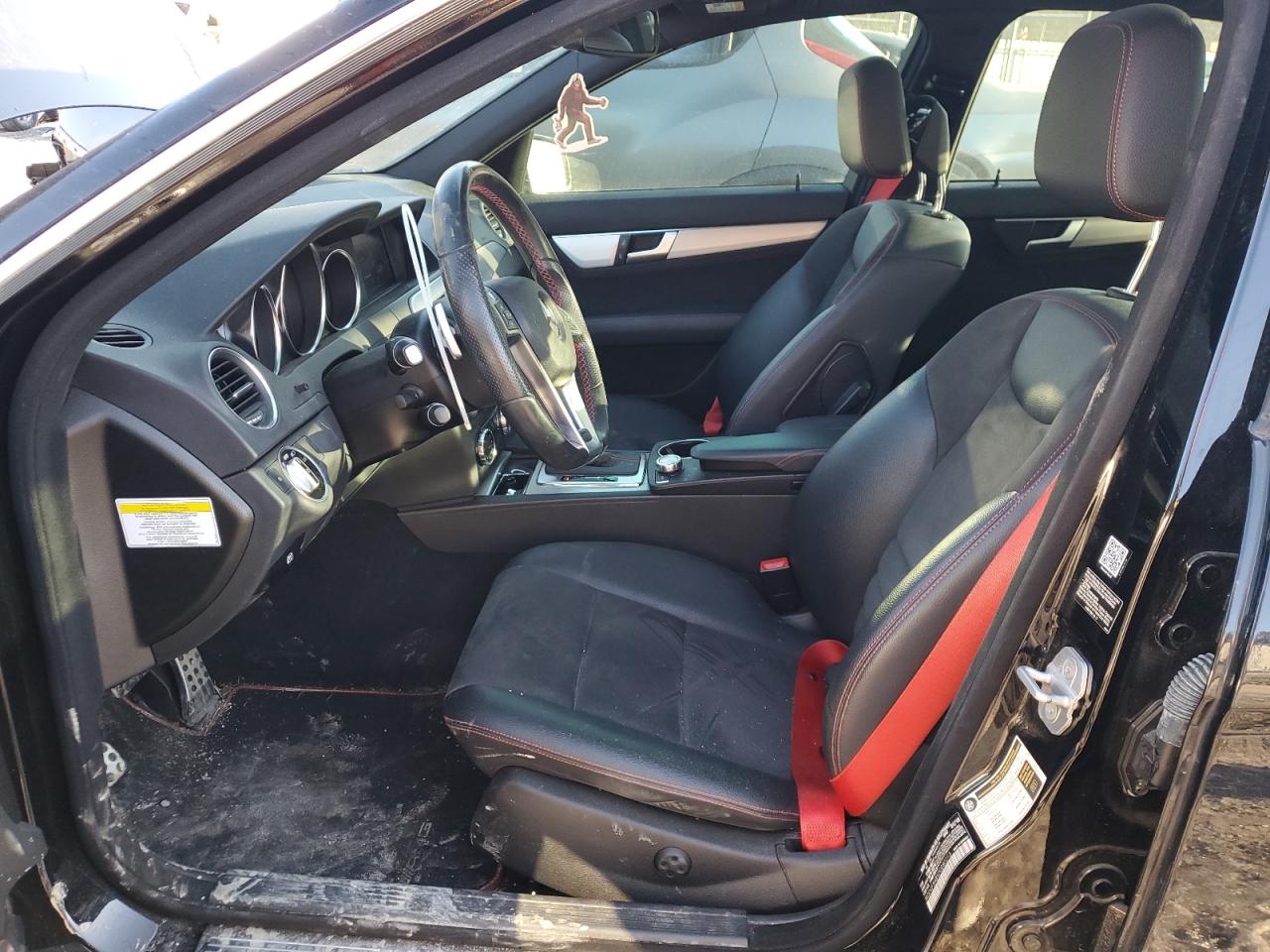 2013 Mercedes-Benz C-klasse VIN WDDGF8ABXDG080213 Copart auction photo, rear end damage thumbnail 7