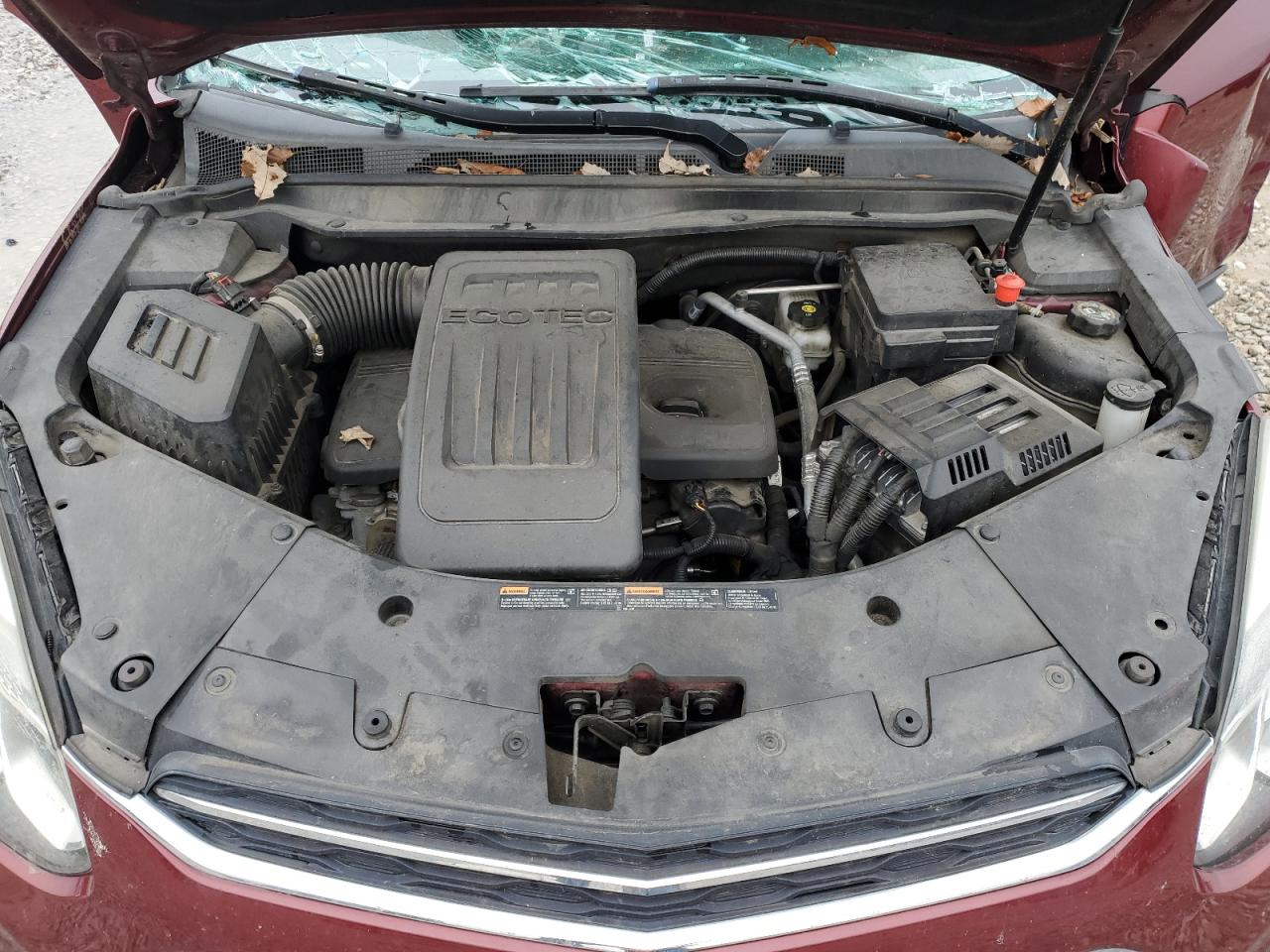 2017 Chevrolet Equinox VIN 2GNALCEK8H1607360 Copart auction photo, front end / side damage thumbnail 14