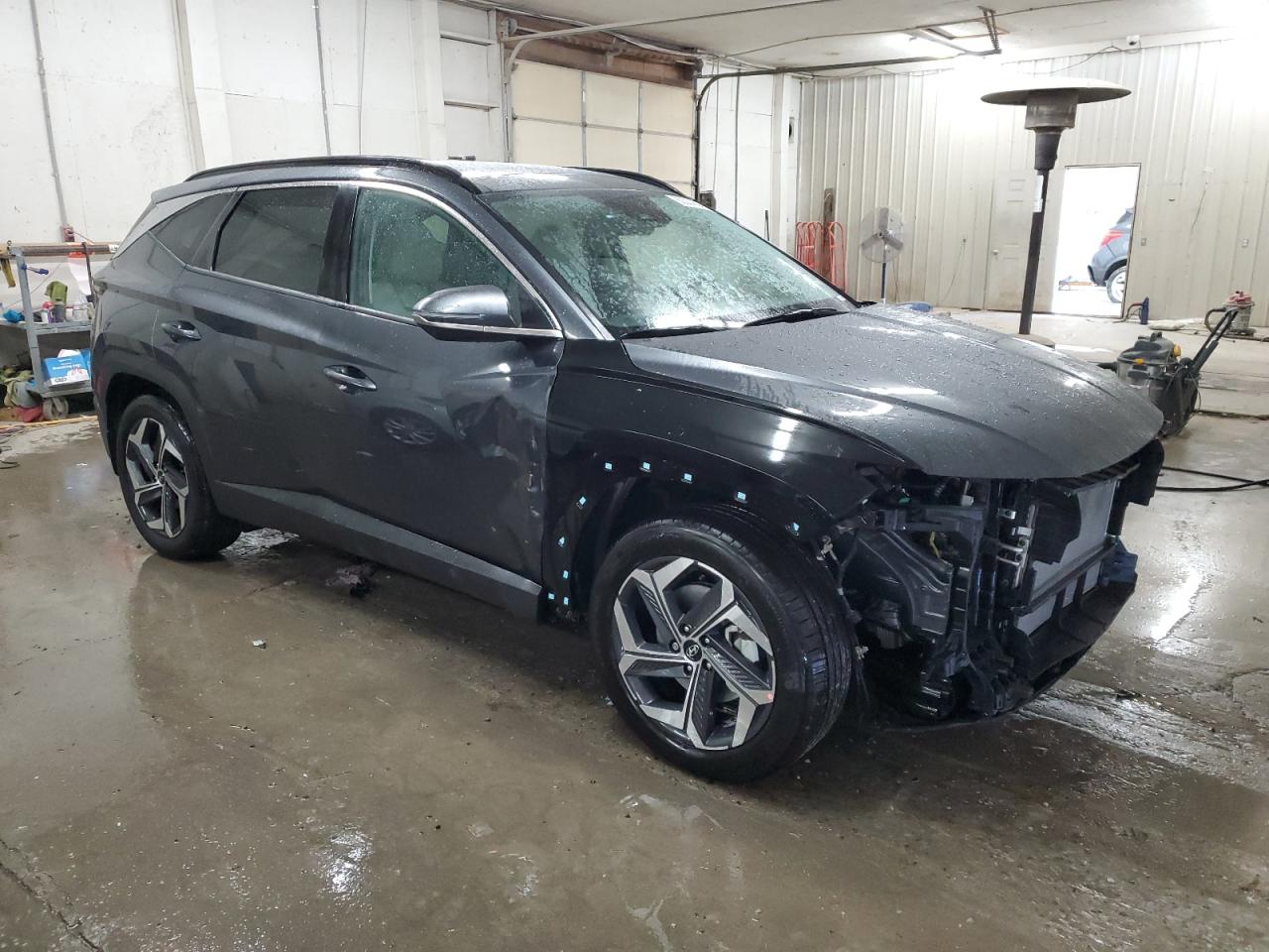2024 Hyundai Tucson VIN 5NMJE3DE9RH339608 Copart auction photo, front end / side damage thumbnail 4