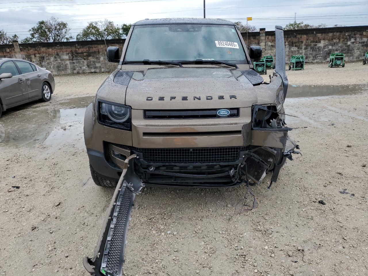 2023 Land Rover Defender VIN SALEJ6EX3P2121687 Copart auction photo, front end damage thumbnail 5