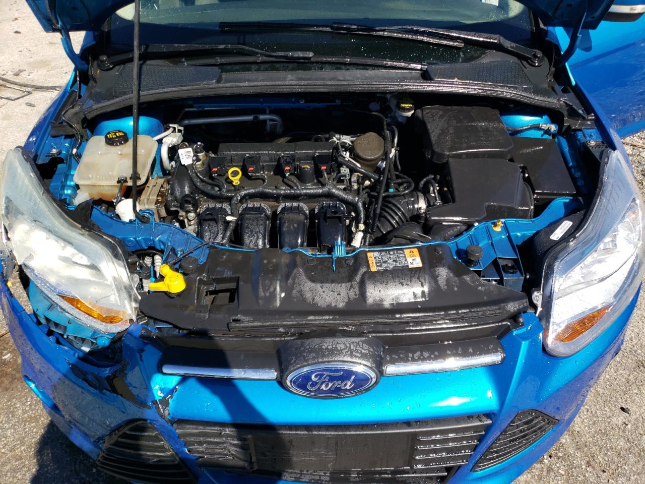 2014 Ford Focus VIN 1FADP3F27EL428683 Copart auction photo, front end damage thumbnail 11