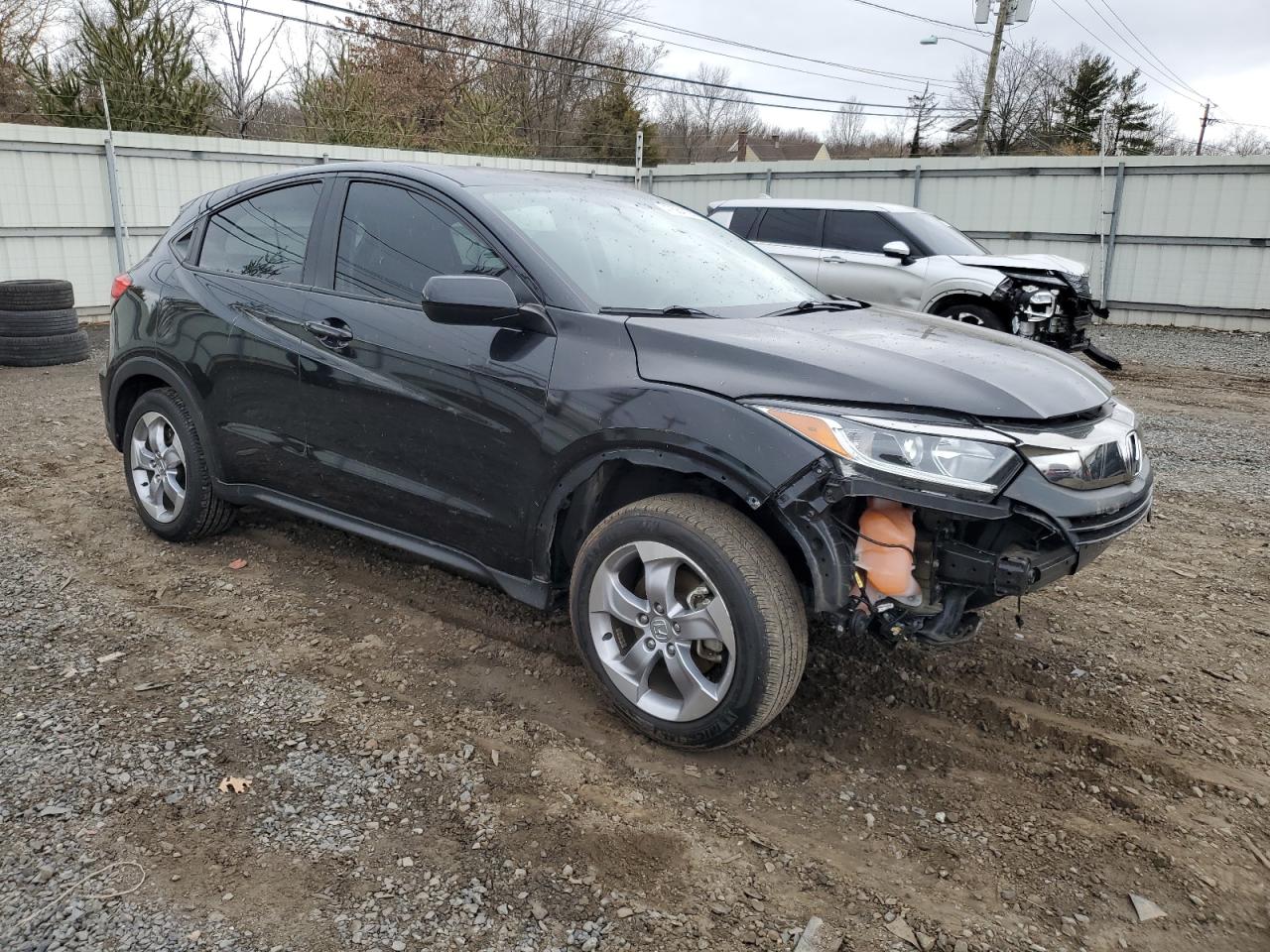 2021 Honda HR-V VIN 3CZRU6H31MM743972 Copart auction photo, side / front end damage thumbnail 4