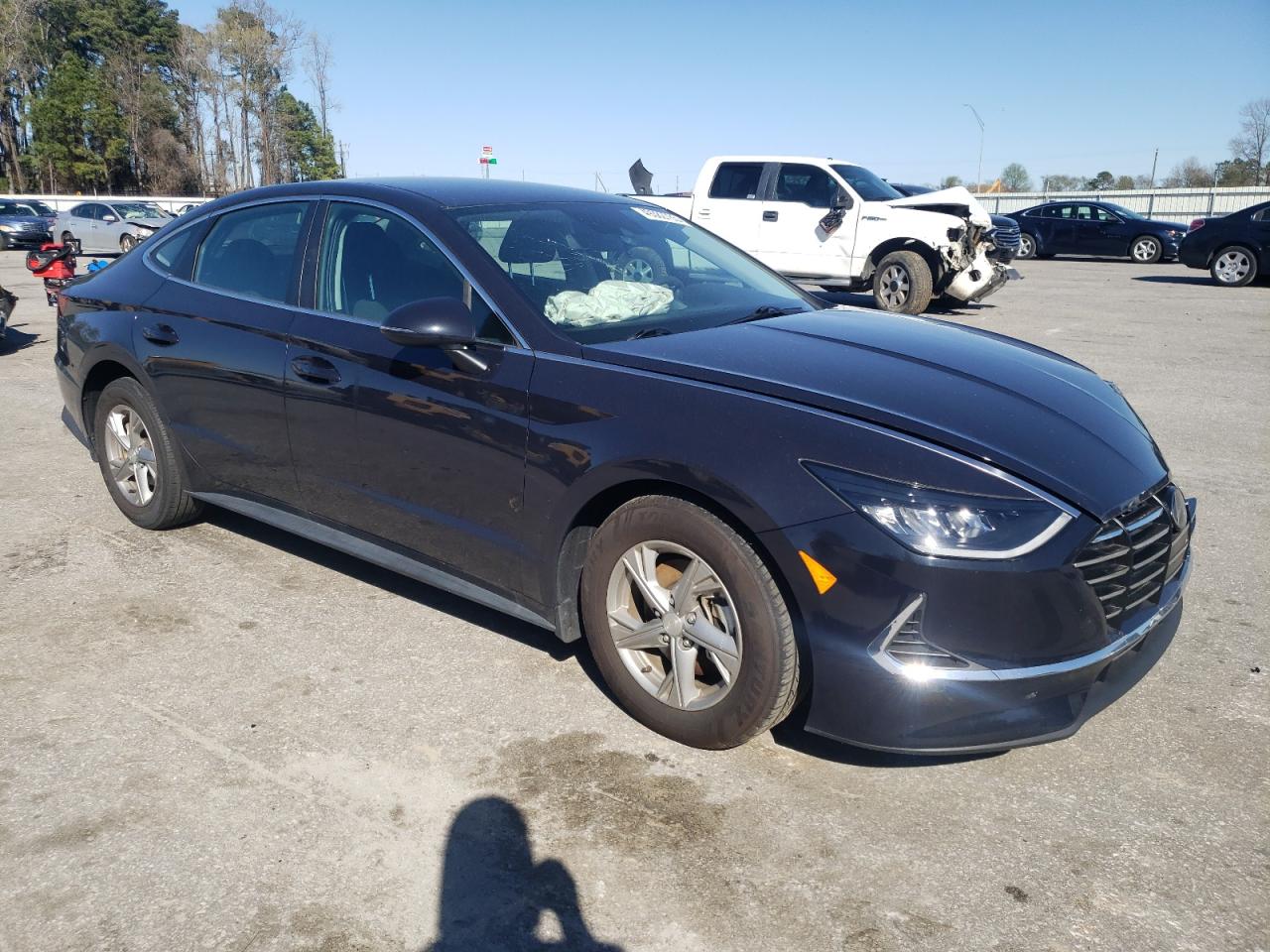 2023 Hyundai Sonata VIN KMHL24JA3PA270376 Copart auction photo, front end / undercarriage damage thumbnail 4
