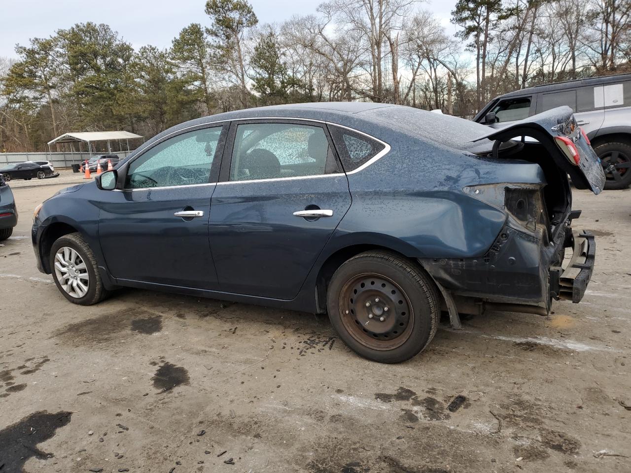 2014 Nissan Sentra VIN 3N1AB7AP1EL694830 Copart auction photo, rear end damage thumbnail 2