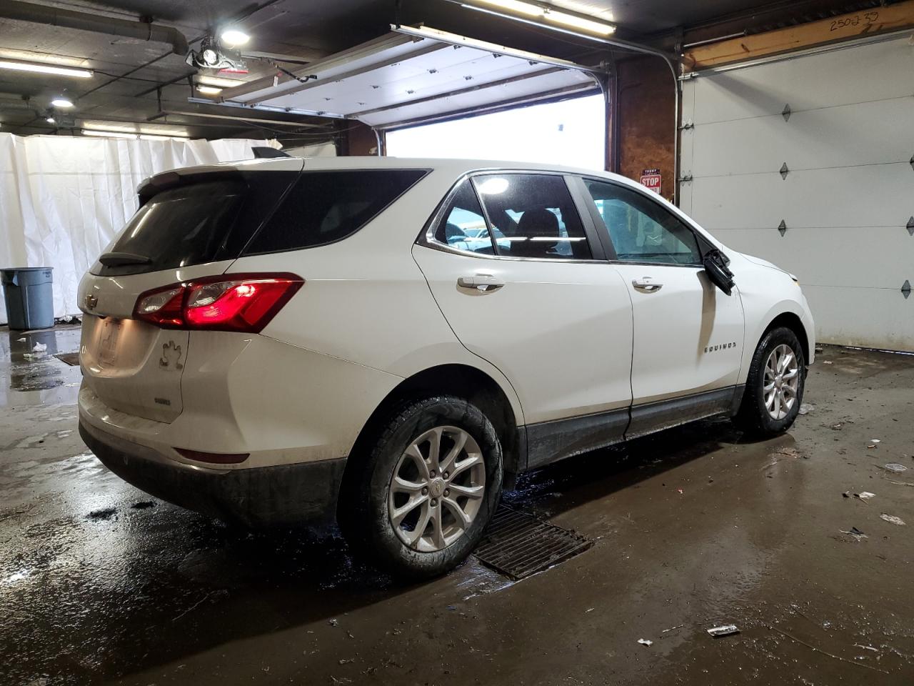 2021 Chevrolet Equinox VIN 3GNAXUEV2MS158437 Copart auction photo, side / front end damage thumbnail 3