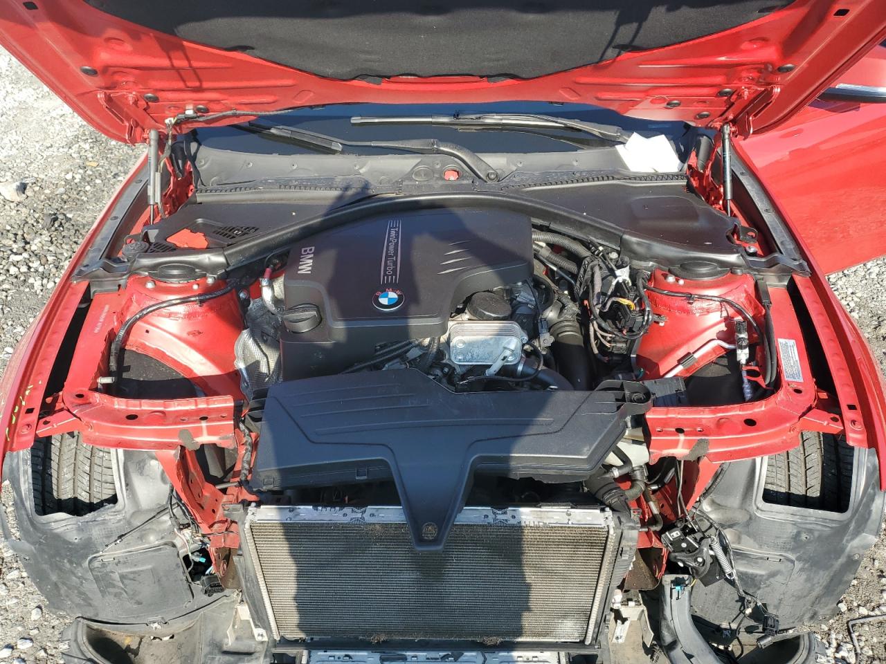 2013 BMW 3er VIN WBA3A5C51DF357735 Copart auction photo, front end damage thumbnail 11