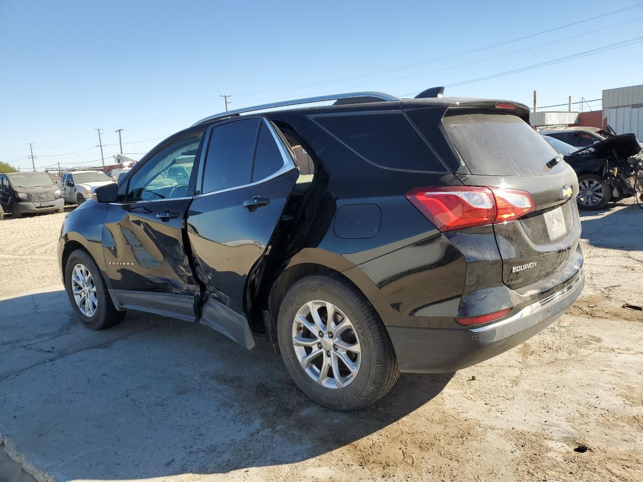 2018 Chevrolet Equinox VIN 2GNAXJEV2J6263696 Copart auction photo, side damage thumbnail 2