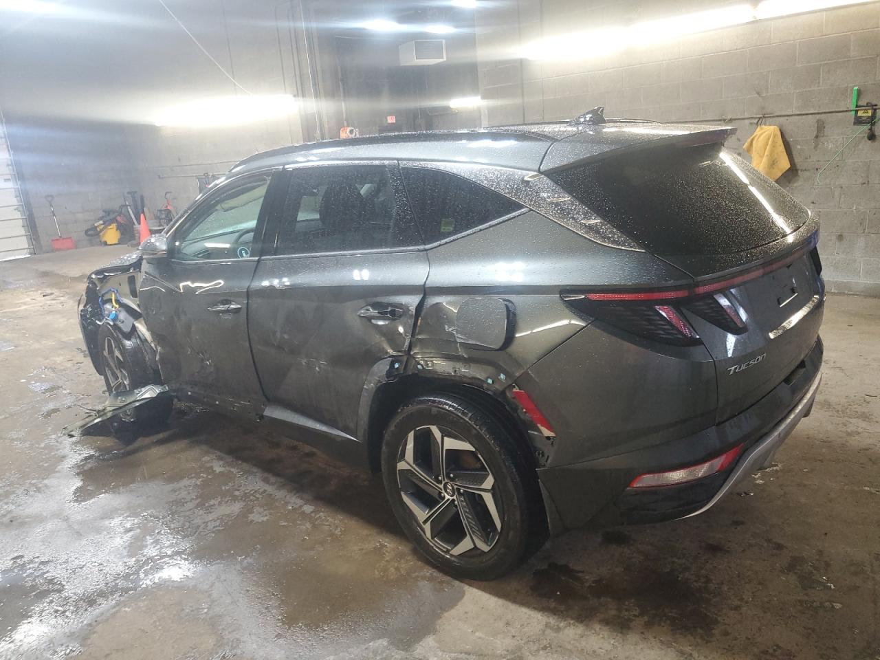 2023 Hyundai Tucson VIN KM8JECA13PU091763 Copart auction photo, side / front end damage thumbnail 2