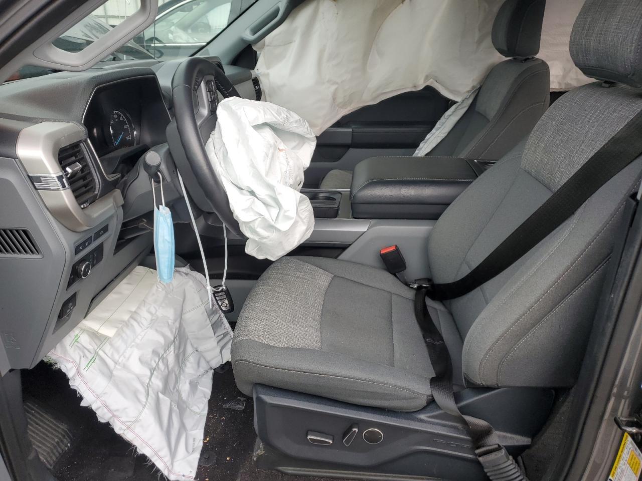 2021 Ford F-150 VIN 1FTEW1CPXMFB40210 Copart auction photo, all over damage thumbnail 7
