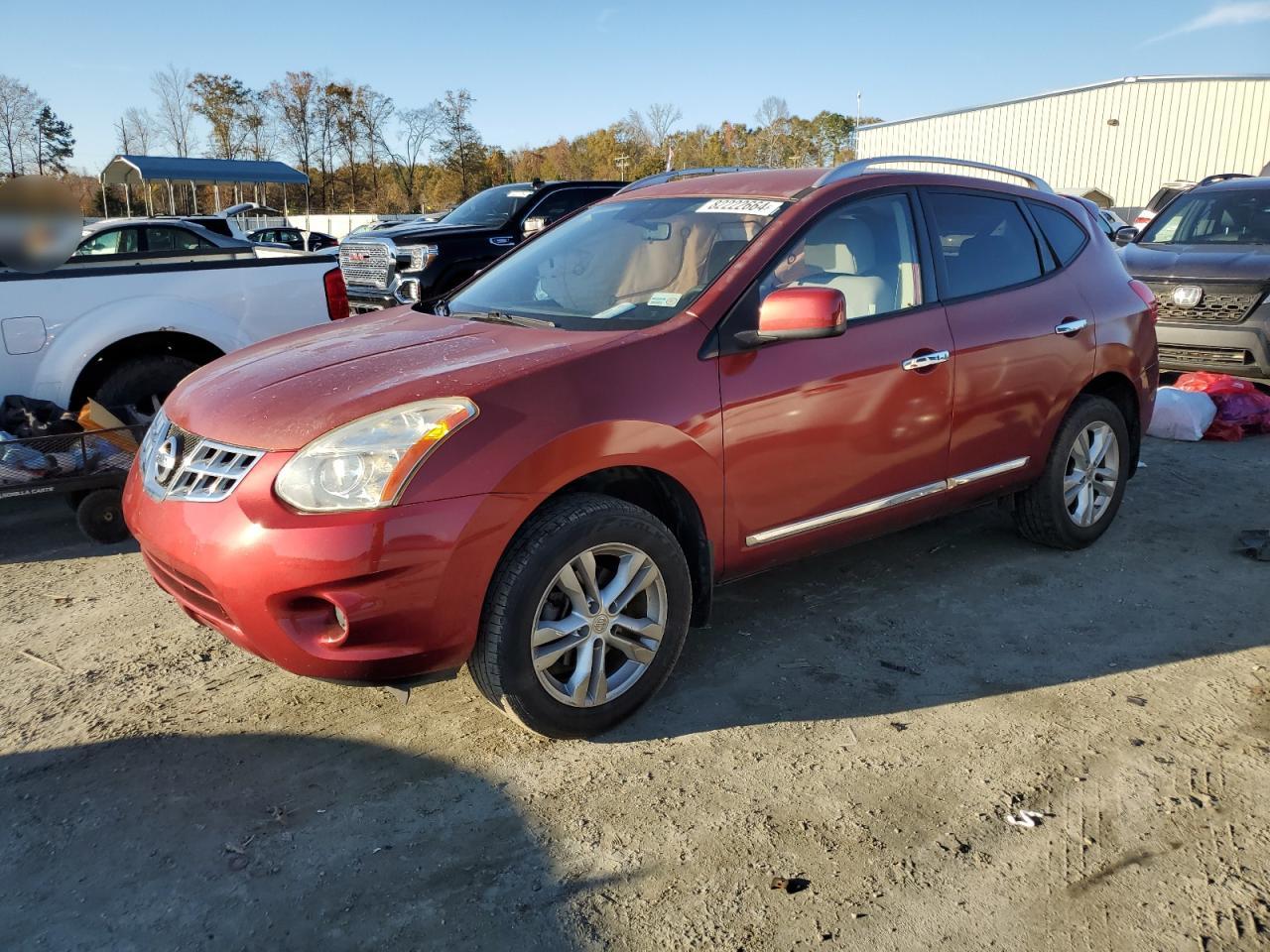 2012 Nissan Rogue VIN JN8AS5MT7CW268873