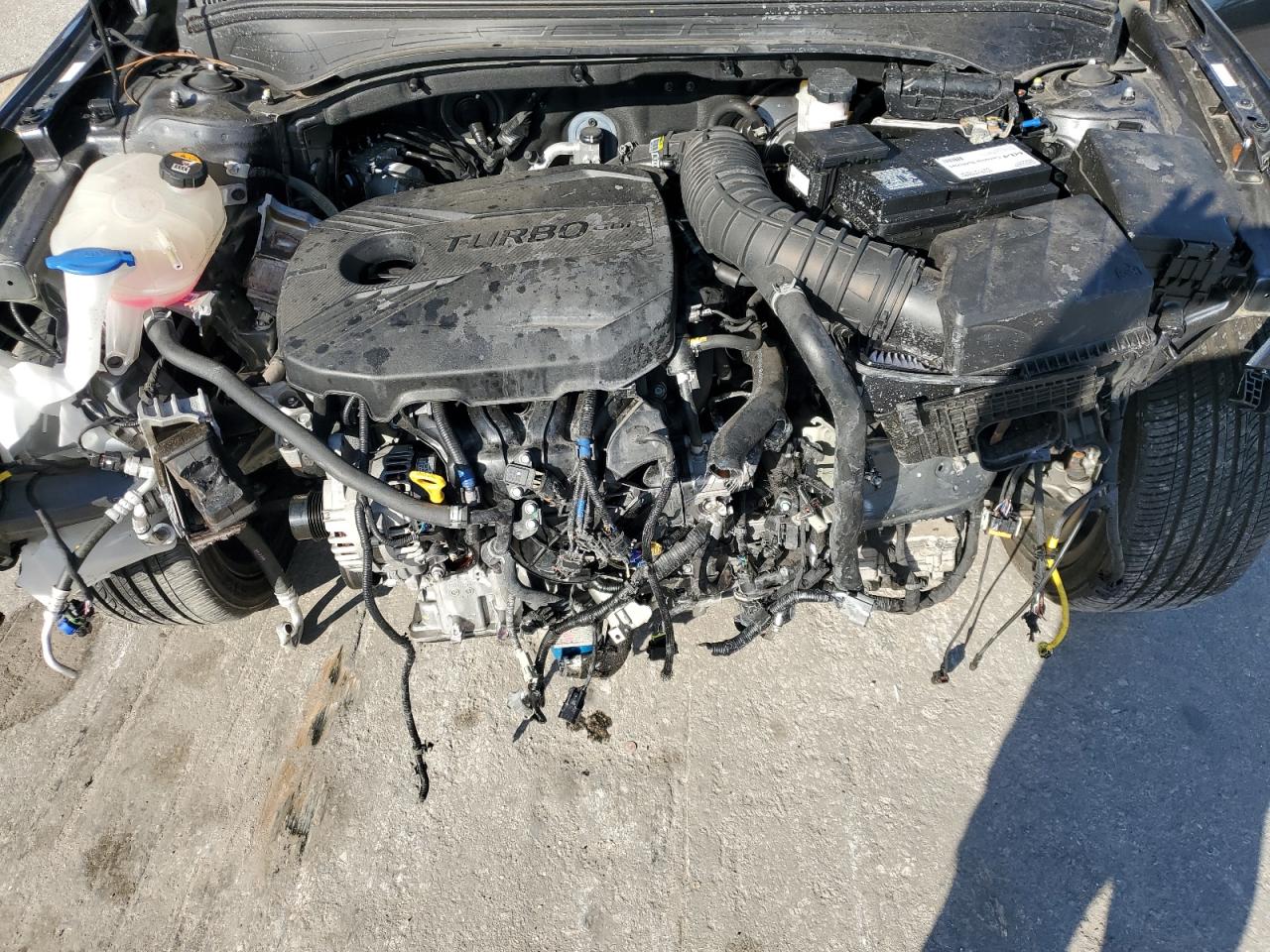 2022 KIA Forte VIN 3KPF44AC9NE437136 Copart auction photo, front end / side damage thumbnail 11